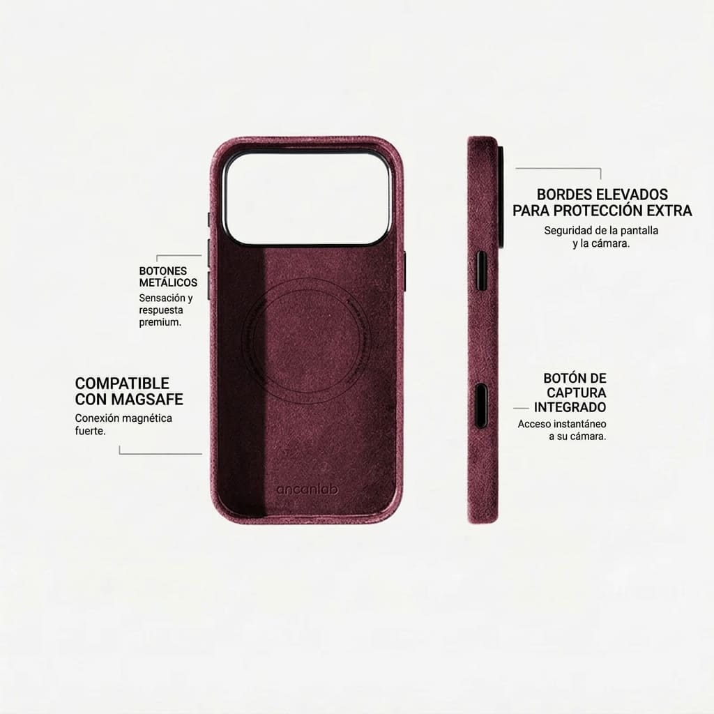 Funda para iPhone de Alcantara