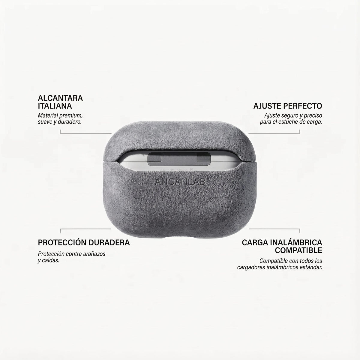Funda de Alcántara para AirPods Pro