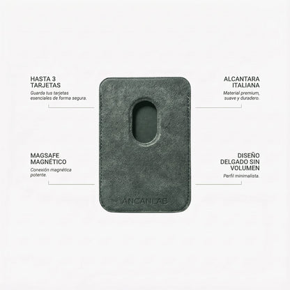 Cartera MagSafe de Alcantara