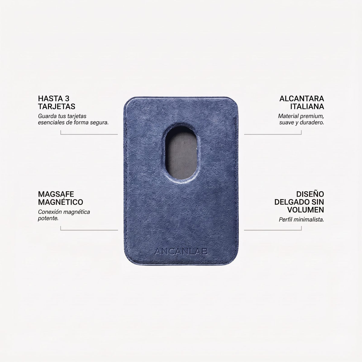 Cartera MagSafe de Alcantara