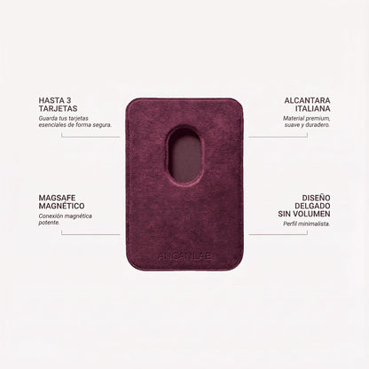 Cartera MagSafe de Alcantara